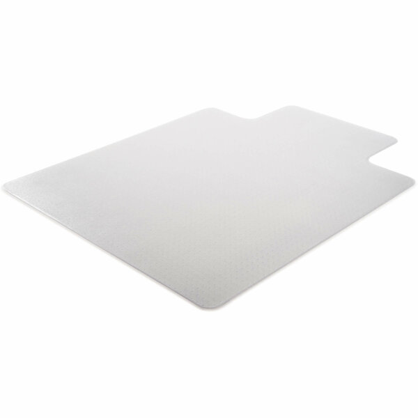 Lorell Economy Low Pile Standard Lip Chairmat clear vinyl