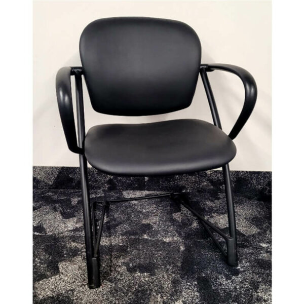 Steelcase ally black vinyl multipurpose chair