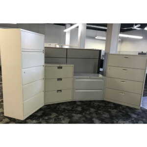 Steelcase lateral file cabinets in 2, 3, 4, 5 drawers. various different paint options