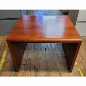 Descor Square Coffee Table - Cherry 30"w x 30"d x 21"h Thick 1" laminate Made in Canada