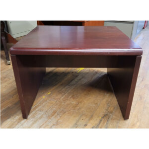 Descor Square Coffee Table - Mahogany 30"w x 30"d x 21"h Thick 1" laminate Made in Canada
