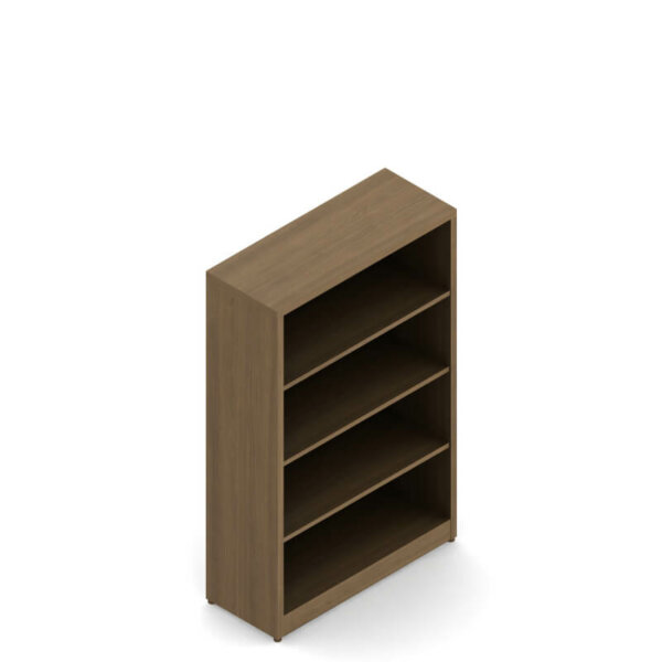 Ionic 30"W x 48"H Bookcase Available to order with 48 hr lead time (Asian Night & Winter Cherry laminate only). Other laminate finishes available with longer lead time