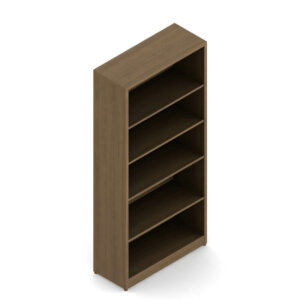 Ionic 30"W x 65"H Bookcase Available to order with 48 hr lead time (Asian Night & Winter Cherry laminate only). Other laminate finishes available with longer lead time