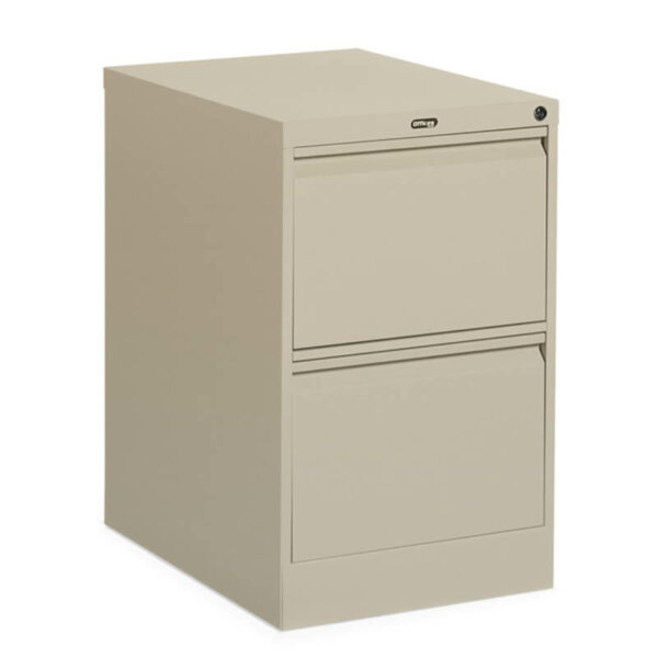 2 Drawer Legal Width Vertical File Dimensions: 18.15"W x 25"D x 29"H Available in Black (BLK), Designer White (DWT), Grey (GRY) and Nevada (NEV) finishes 2 drawer - letter width vertical file Depth 25" Ball-bearing suspension for easy opening/closing Drawer fronts feature recessed angled full pull Full height sidewalls eliminate the need for hanging file frames Comes standard with lock Meets or exceeds ANSI/BIFMA standards