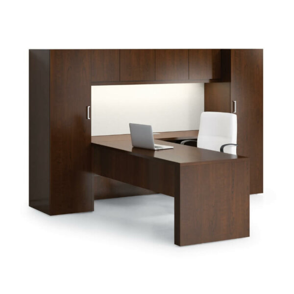 Krug Artemis Collection Sleek and scaled for smaller private office footprints. Every piece is made to order, and every office is made together as a complete suite - providing an elegant, refined consistency of woods and finishes.