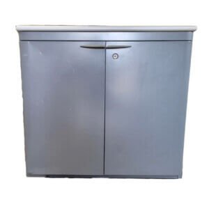 Steelcase Ellipse Storage Cabinet 30" w x 20" d x 28.5" h Locking doors One adjustable shelf Adjustable floor glides