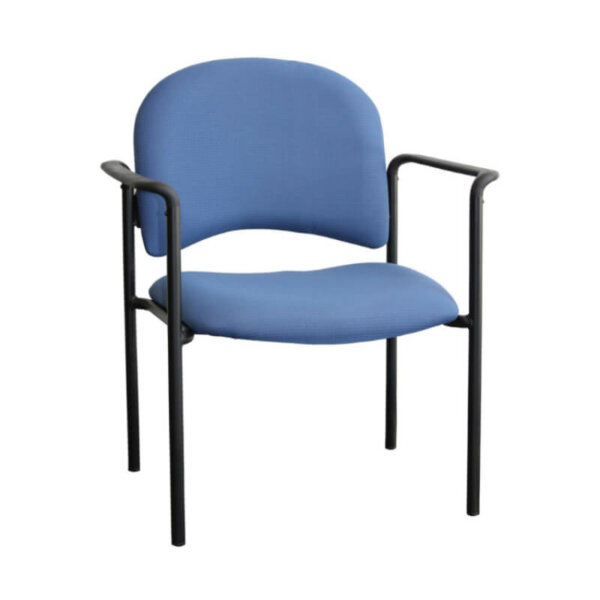 Horizon Coventry 210W Guest Armchair Grade 1 fabric (many other fabrics available) 4-legged round tube frame High-density BioFoam cushions Fixed, polypropylene armrests Stacks 4 high Caster option Ganging clips optional
