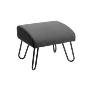 Horizon Activ A306 Ottoman Dark grey standard fabric More colours available (min 20pcs order) Fresh style “Hairpin” leg design Comfortable and durable foam padding Hardwood frame Ships ready to assemble 2 year warranty