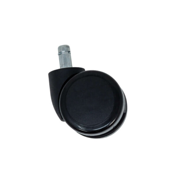 Hard Floor Casters 2" Diameter (Set of 5) Wheels and stems are lifetime lubricated with a lithium-based grease Sold as a set of 5 casters Available in Black Only Soft polyurethane tread for use on hard flooring surfaces Made of first-class impact modified nylon Tested to ANSI/BIFMA X5.1 and DIN68 131 Standards