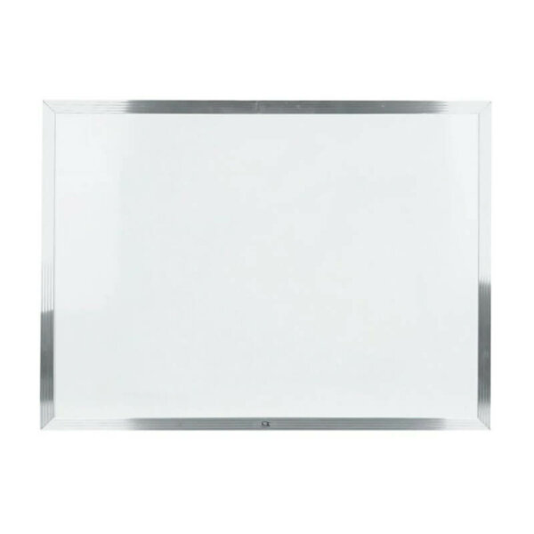 Dry-Erase Board, Non-Magnetic, Aluminum Frame, 48"w x 36"h Non-magnetic surface Sturdy aluminum frame Ideal for low-frequency or low-traffic areas Requires regular use of cleaners for optimal performance