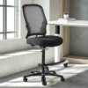 Office Star Products Big & Tall Dual Layer Air Grid® Back Drafting Chair Breathable Double Dark Air Grid Back Built-in Lumbar Support Padded Black Mesh Seat Rated for 325 lbs Pressurized Seat Height Adjustment Adjustable Footrest Heavy Duty Base, Dual Wheel Carpet Casters Green Guard Certification. Limited Lifetime on Component Parts Intended for Commercial and Residential Use