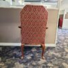 Pair of Queen Anne Style Gooseneck High-Back Guest Chair; Original Fabric - Image 3