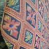 Pair of Queen Anne Style Gooseneck High-Back Guest Chair; Original Fabric - Image 4