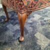 Pair of Queen Anne Style Gooseneck High-Back Guest Chair; Original Fabric - Image 7