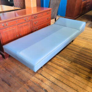 Global Nurses Couch Aluminum frame with blue 100% vinyl upholstery