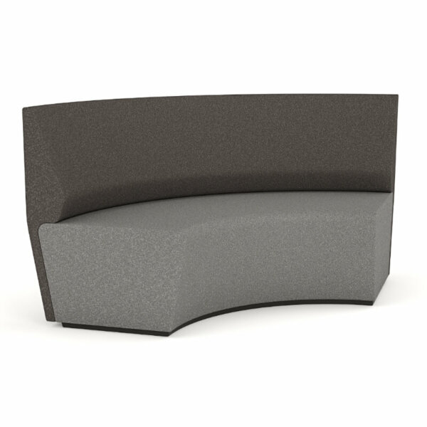 MotionOffice® Loop Modular Lounge  Standard motion felt, milled wool blend textile Levelling glides Ganging mechanism secures pieces in desired layout Modular design allows endless configurations and sizing