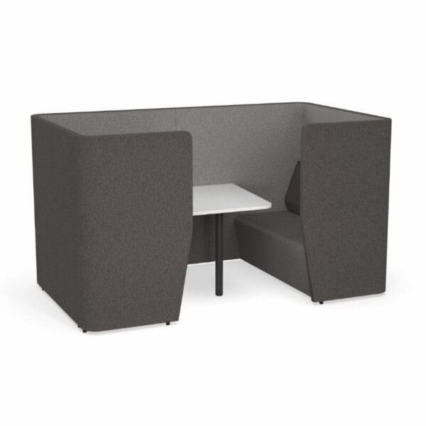 MotionOffice® Meeting Modular Lounge  Standard motion felt, milled wool blend textile Levelling glides Ganging mechanism secures pieces in desired layout Modular design allows endless configurations and sizing