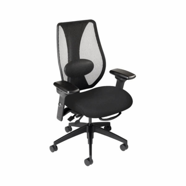 ergoCentric tCentric Hybrid with Mesh Backrest and Upholstered Seat