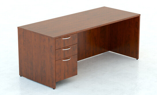 IOF 30" x 60" Desk Box Box File Pedestal